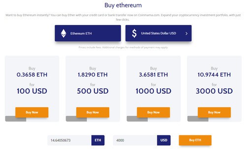 Coinmama Ethereum Packages Coinmama Ethereum Packages